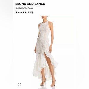 BRONX AND BANCO SICILIA RUFFLE DRESS